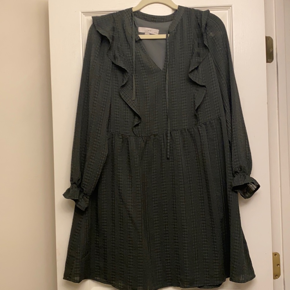 LOFT Green Dress